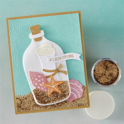 HERO ARTS Summer By The Shore Die Set Message in a Bottle