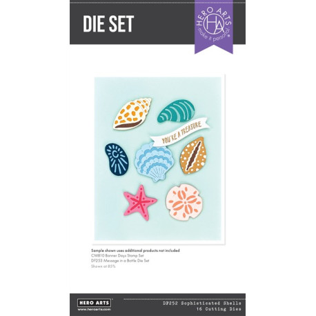 HERO ARTS Summer By The Shore Die Set Sophisticated Shells