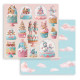 Stamperia Candy Christmas Paper Pack 20x20cm
