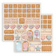 Stamperia Candy Christmas Paper Pack 30x30cm