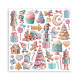 Stamperia Candy Christmas Paper Pack 30x30cm