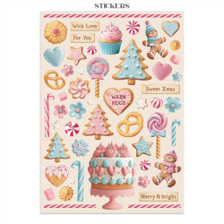 Stamperia Candy Christmas A4 Junk Journal