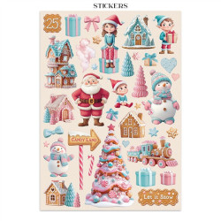 Stamperia Candy Christmas A4 Junk Journal