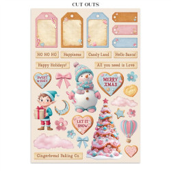 Stamperia Candy Christmas A4 Junk Journal
