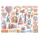 Stamperia Candy Christmas Die Cuts 46pz