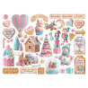 Stamperia Candy Christmas Die Cuts 46pz