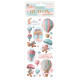 Stamperia Candy Christmas Rub-On Air Balloons