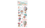 Stamperia Candy Christmas Rub-On Air Balloons