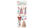 Stamperia Candy Christmas Rub-On Santa Claus