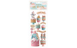Stamperia Candy Christmas Rub-On Cakes