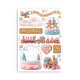 Stamperia Candy Christmas A5 Washi Pad 8pz
