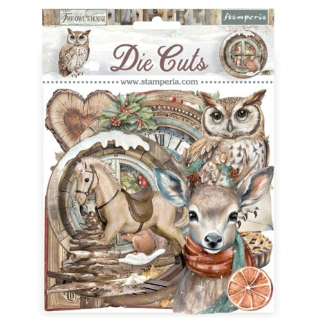 Stamperia The Owl's House Die Cuts 41pz