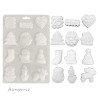 Stamperia Candy Christmas A5 Soft Mould Elements