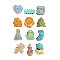 Stamperia Candy Christmas A5 Soft Mould Elements