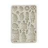 Stamperia Candy Christmas A5 Silicon Mold Cakes