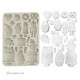 Stamperia Candy Christmas A5 Silicon Mold Cakes