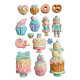 Stamperia Candy Christmas A5 Silicon Mold Cakes