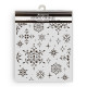 Stamperia The Owl's House Thick Stencil Snowflakes 20x25cm