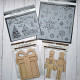 Stamperia The Owl's House Thick Stencil Snowflakes 20x25cm