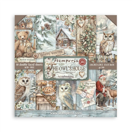 Stamperia The Owl's House Paper Pack 20x20cm