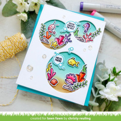 LAWN FAWN Shello, Friend Clear Stamps