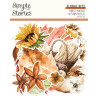 Simple Stories Simple Vintage Autumn Breeze Floral Bits & Pieces 38pz