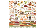 Simple Stories Simple Vintage Autumn Breeze Cardstock Stickers 30x30cm