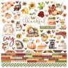 Simple Stories Simple Vintage Autumn Breeze Cardstock Stickers 30x30cm