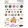 Simple Stories Spooky Things Decorative Brads 33pz