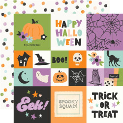 Simple Stories Spooky Things Collection Kit 30x30cm