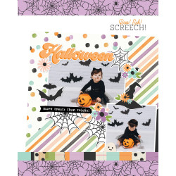 Simple Stories Spooky Things Bits & Pieces 61pz