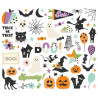 Simple Stories Spooky Things Bits & Pieces 61pz