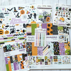 Simple Stories Spooky Things Collection Kit 30x30cm