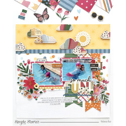 Simple Stories Sunny Days Paper Pad 15x20cm