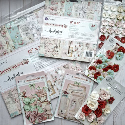 Prima Marketing Cherry Sweet Flowers Shades Of Sweet 12pz
