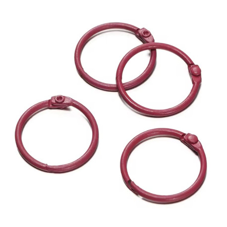 2 Anelli per Album 3cm ROSSO