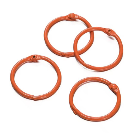 2 Anelli per Album 3cm ARANCIO