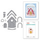 Spellbinders Candy Christmas Etched Dies Gingerbread House
