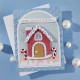Spellbinders Candy Christmas Etched Dies Gingerbread House