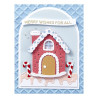 Spellbinders Candy Christmas 3D Embossing Folder Waffle Cone
