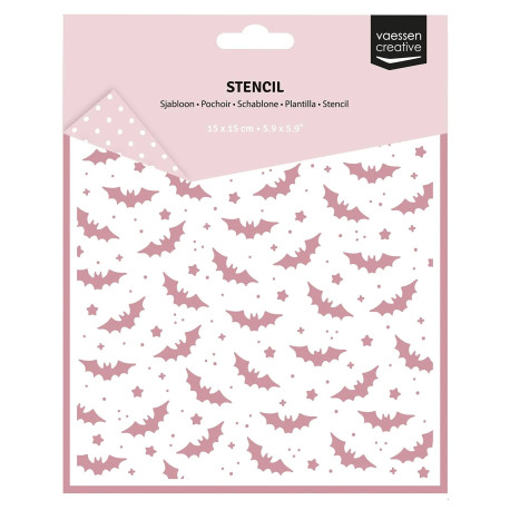 Vaessen Creative Stencil PIPISTRELLI