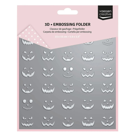 Vaessen Creative Embossing Folder FACCE DI ZUCCA