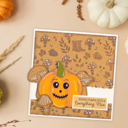 Vaessen Creative Embossing Folder Figure d'Autunno