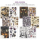 Ciao Bella DARK ACADEMIA A4 Junk Journal Ephemera Book 32pz