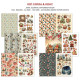 Ciao Bella HOT COCOA & HOLLY A4 Junk Journal Ephemera Book 32pz
