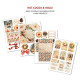 Ciao Bella HOT COCOA & HOLLY A4 Junk Journal Ephemera Book 32pz