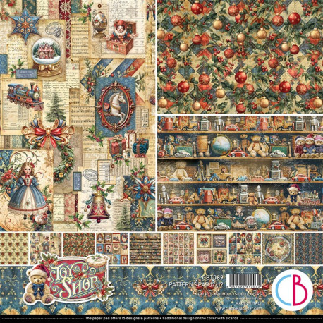 Ciao Bella TOY SHOP Patterns Pad 30x30cm