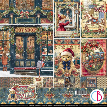 Ciao Bella TOY SHOP Paper Pad 30x30cm
