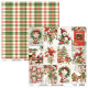 Mintay Papers Holly Jolly Paper Pad 20x20cm