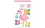 Doodlebug Design Summer Fun Flora Flamingo Doodle-Pops